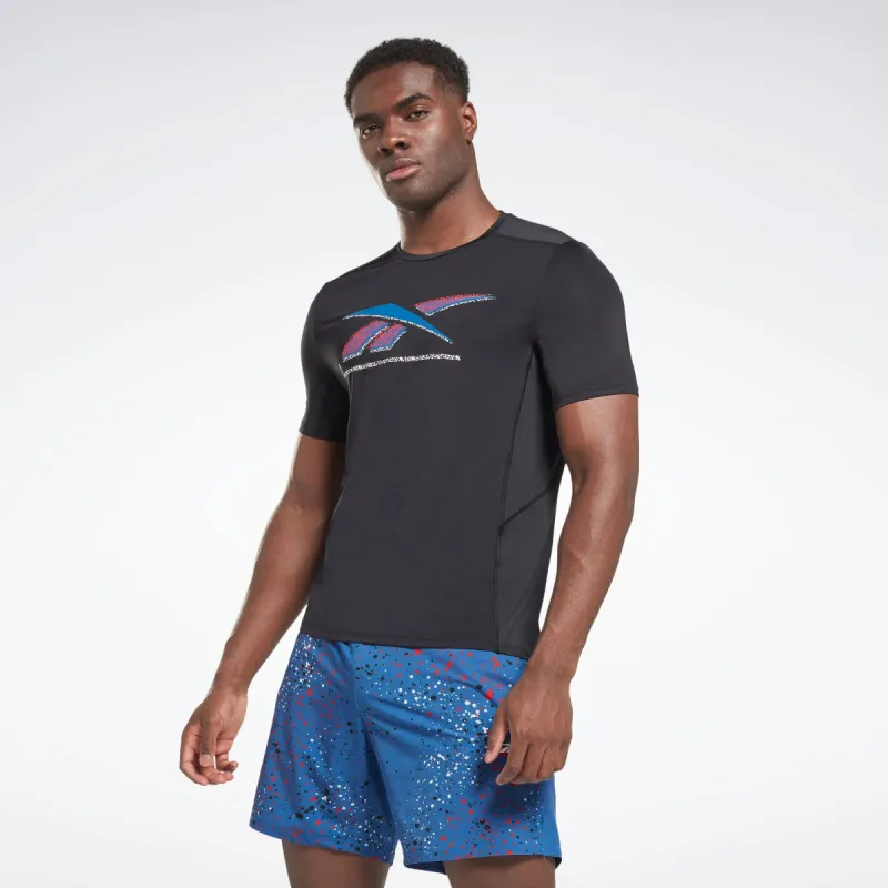 Reebok Apparel Men Activchill Graphic Athlete T-Shirt Black sold by Reebok