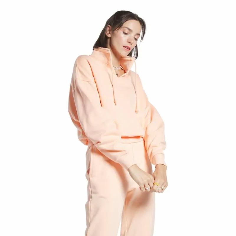 Reebok Apparel Women Reebok Classics Cotton French Terry Sweatshirt AURORG made by Reebok