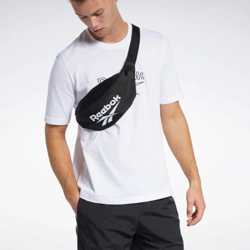 Reebok Apparel Men Classics Foundation Waist Bag BLACK/BLACK made by Reebok