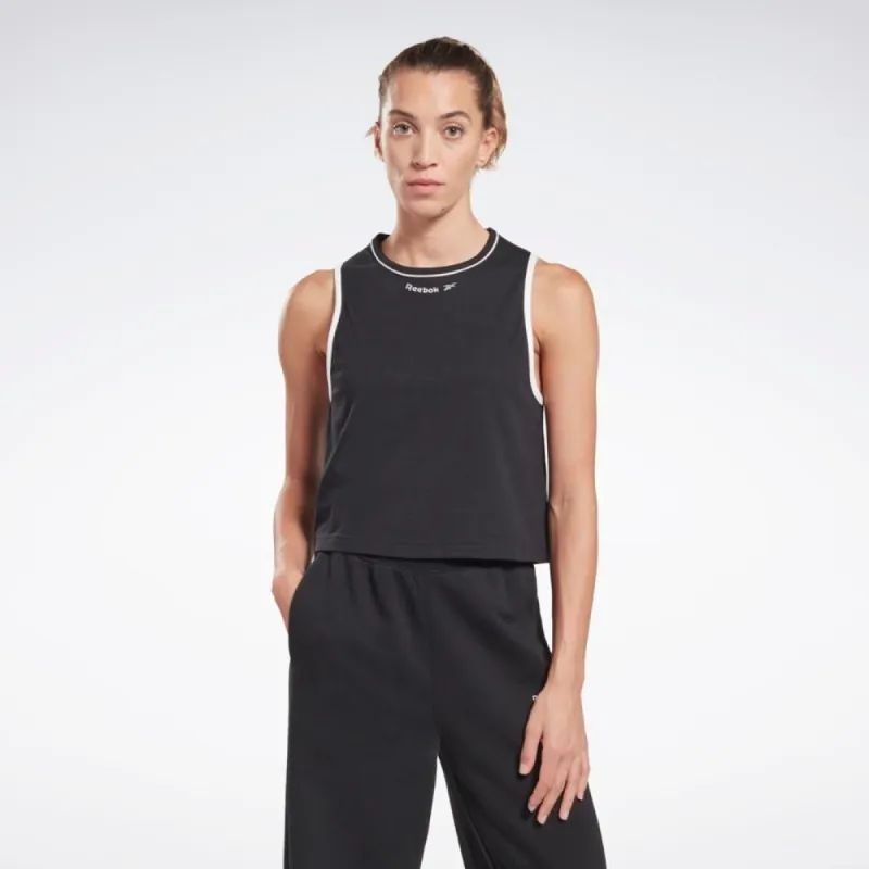 Reebok Apparel Women Reebok Identity Tank Top BLACK made by Reebok