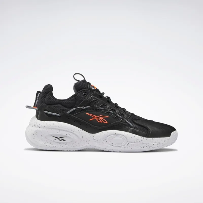 Reebok Footwear Men Reebok Solution Mid Shoes CBLACK/FTWWHT/ORGFLA sold by Reebok