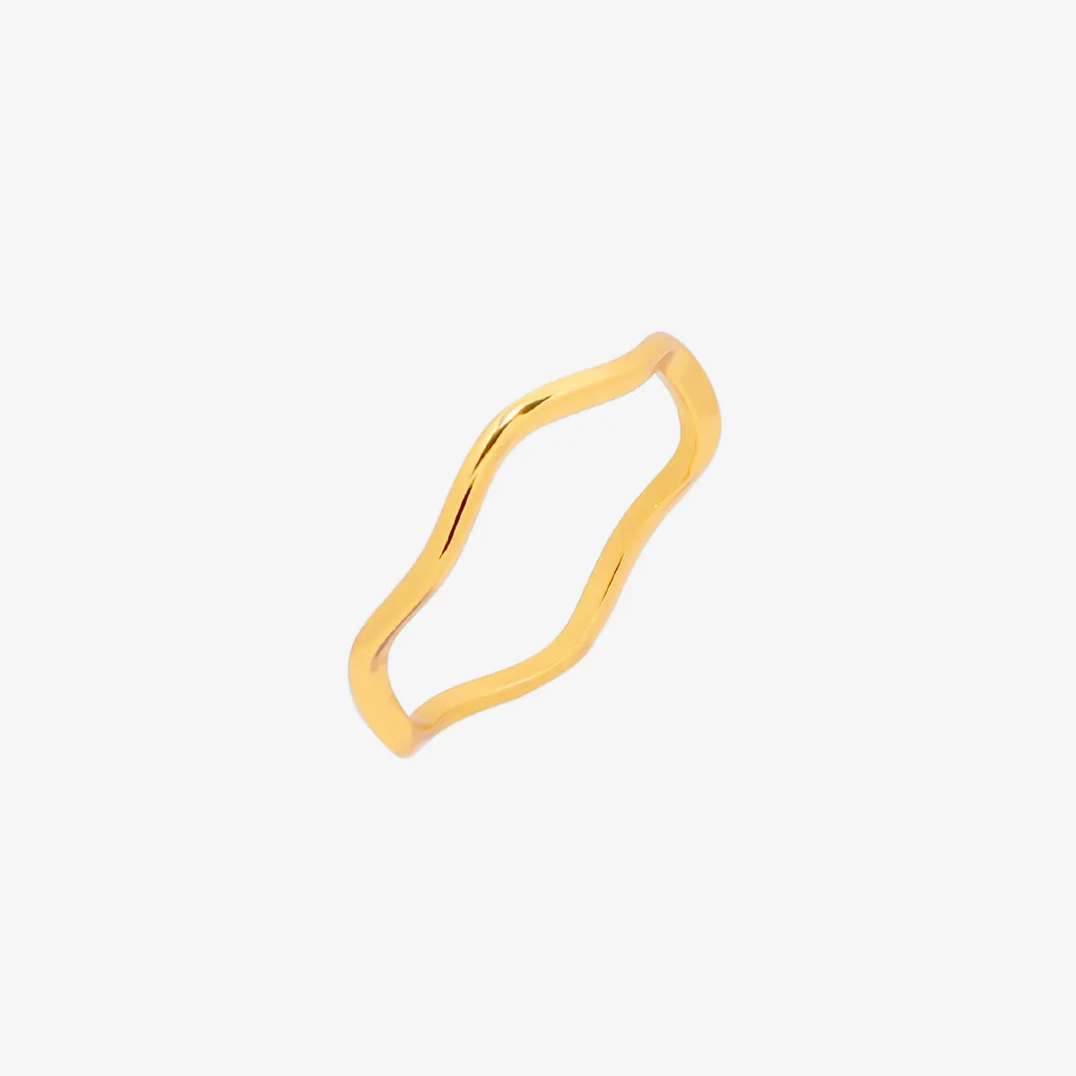 Minimalist Wave Ring sold by NABI LONDON