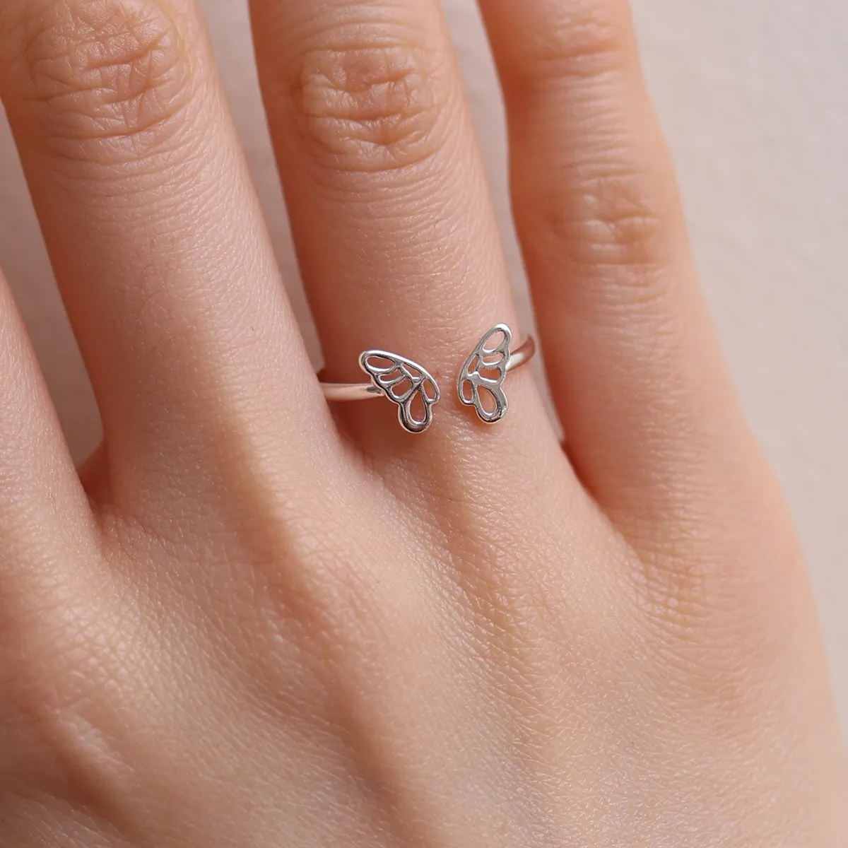 Butterfly wing ring sold by NABI LONDON product image thumbnail 5