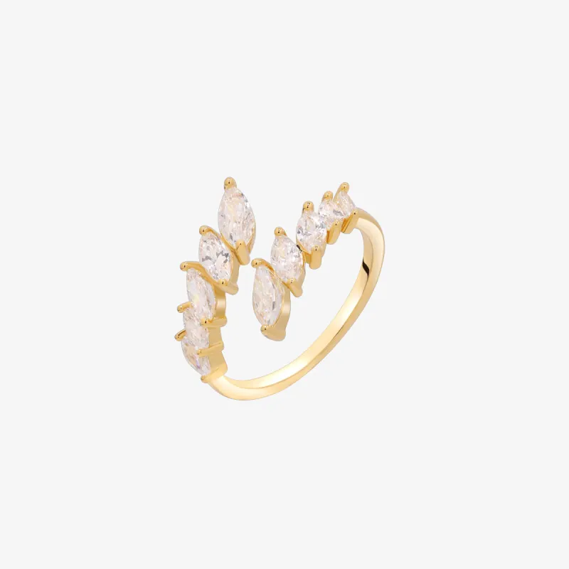 Wing crown ring made by NABI LONDON