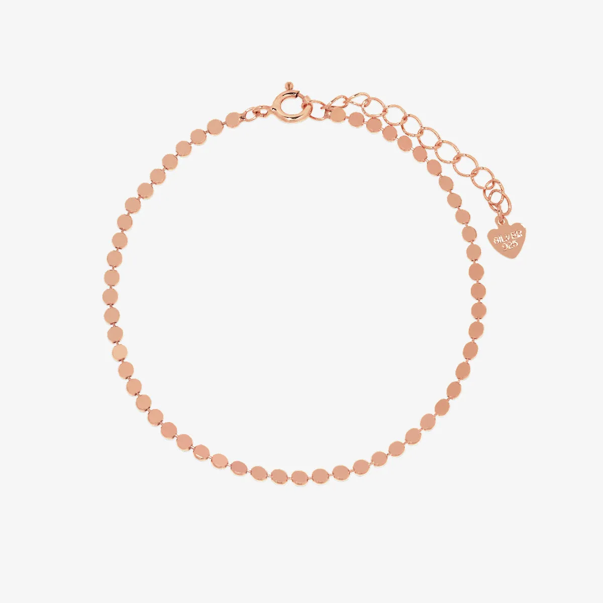 Dot heart bracelet sold by NABI LONDON product image thumbnail 5