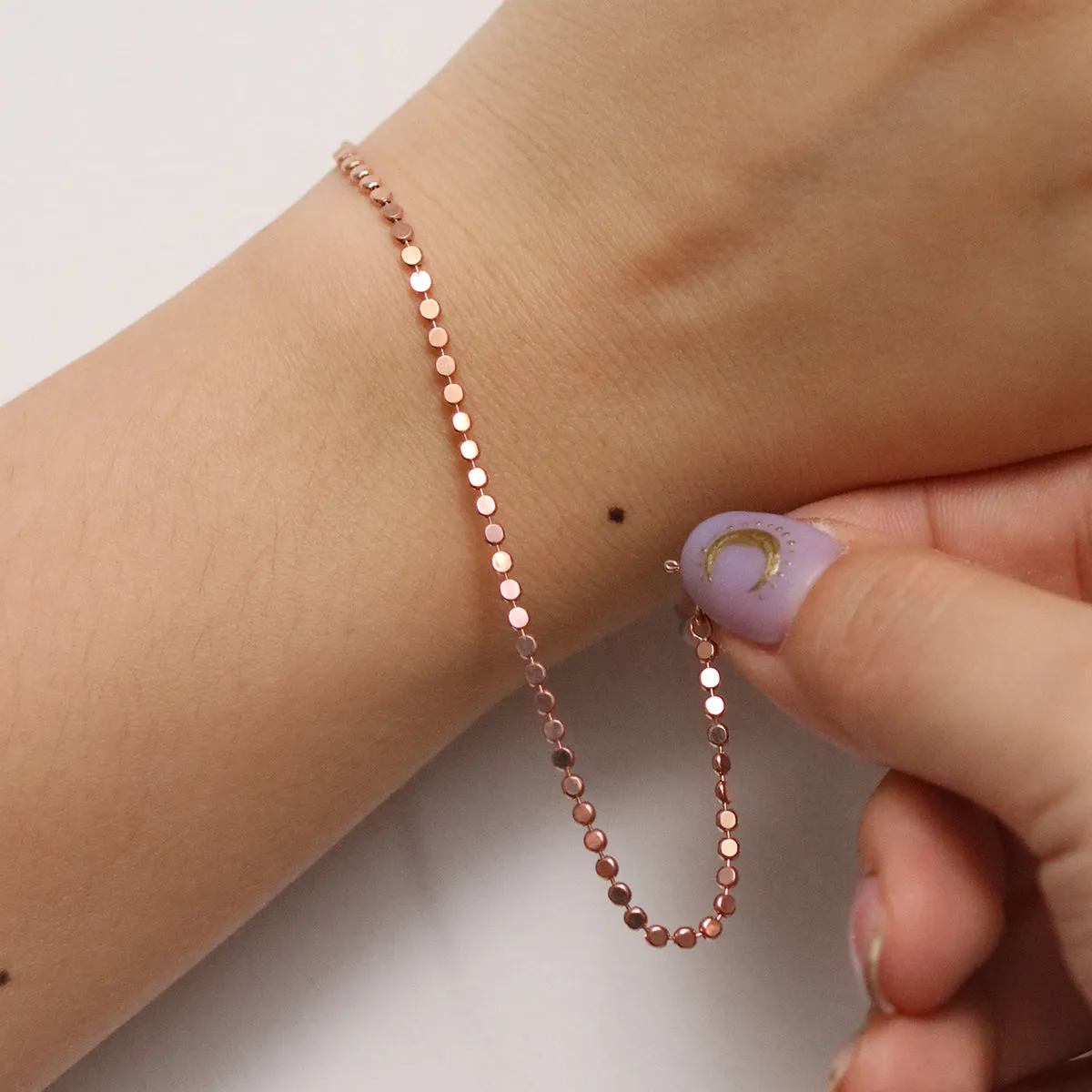 Dot heart bracelet sold by NABI LONDON product image thumbnail 3