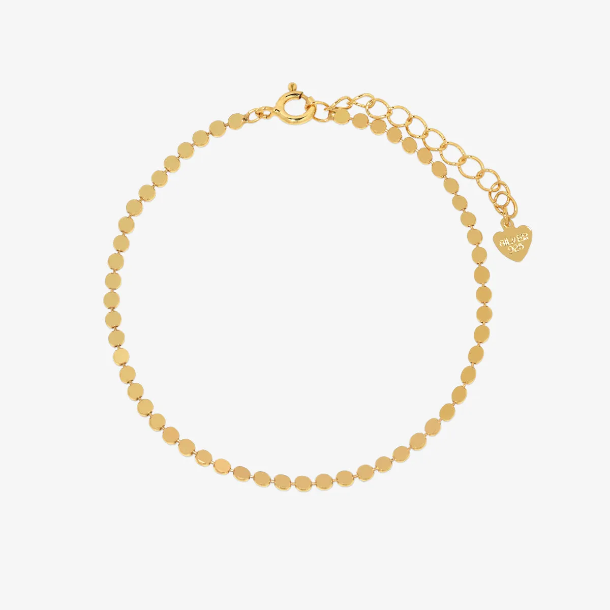 Dot heart bracelet sold by NABI LONDON