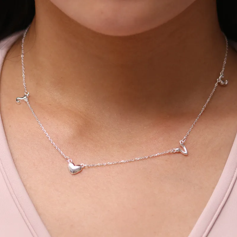 LOVE necklace sold by NABI LONDON