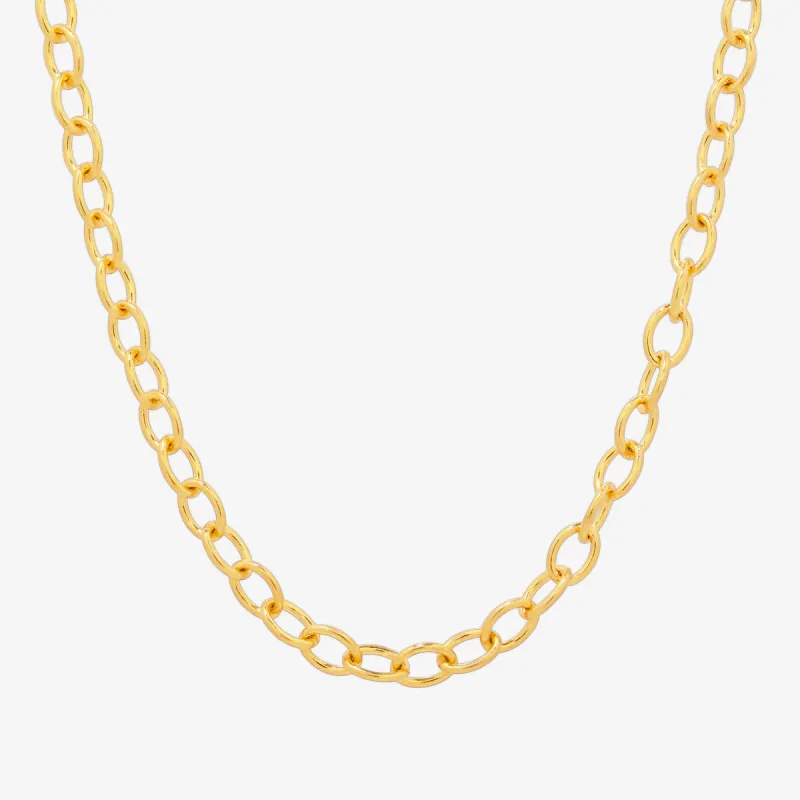 Medium oval chain necklace sold by NABI LONDON