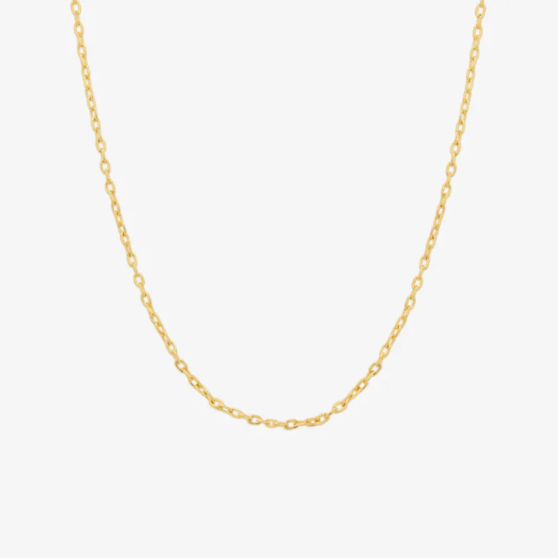 Plain chain necklace sold by NABI LONDON