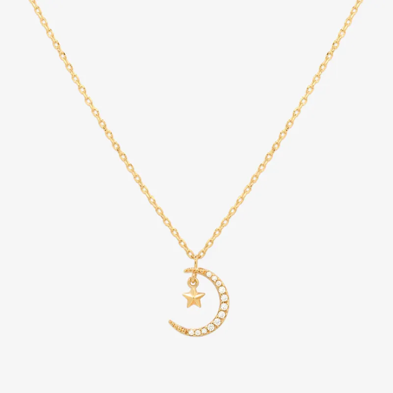 Moon star necklace sold by NABI LONDON