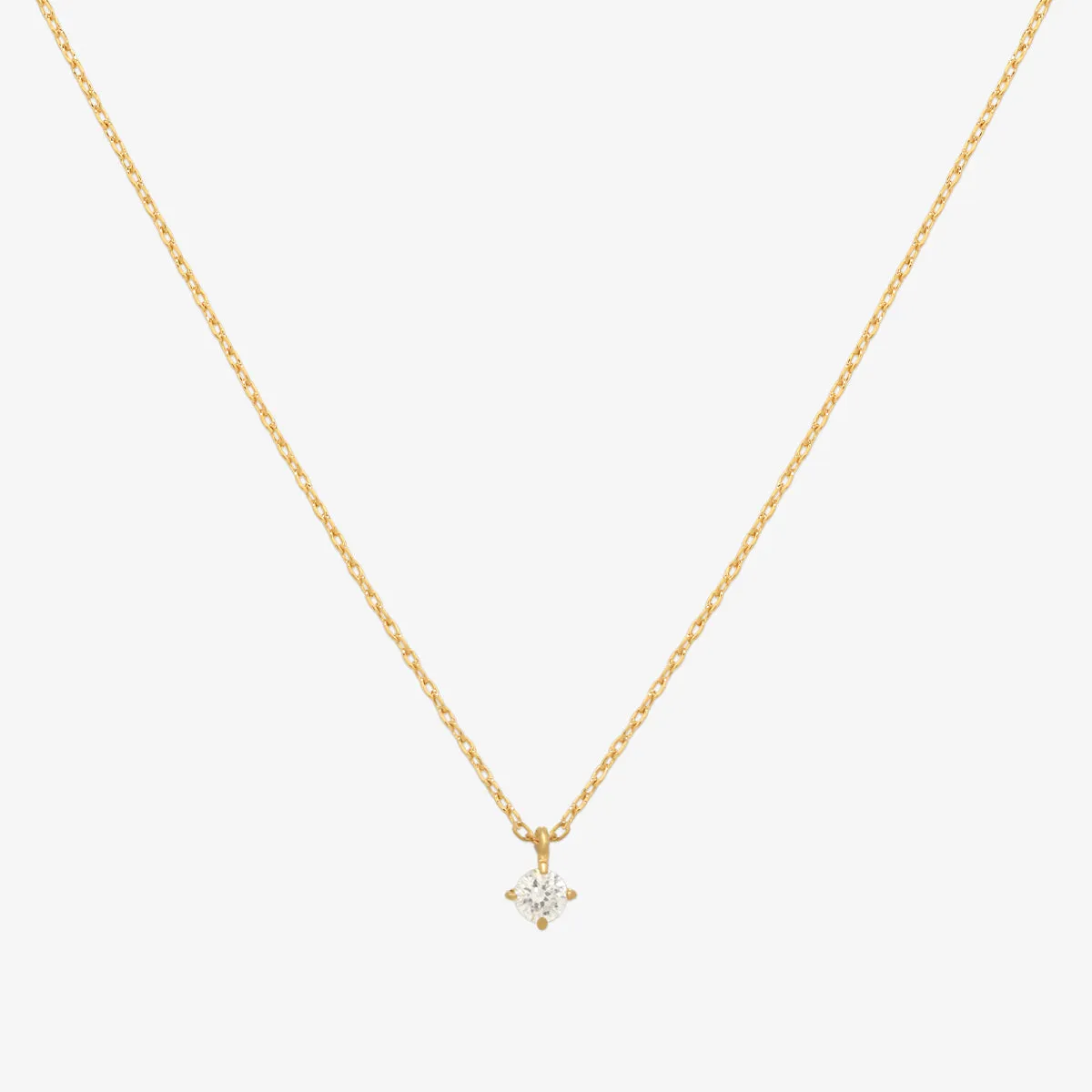 3mm cubic necklace sold by NABI LONDON