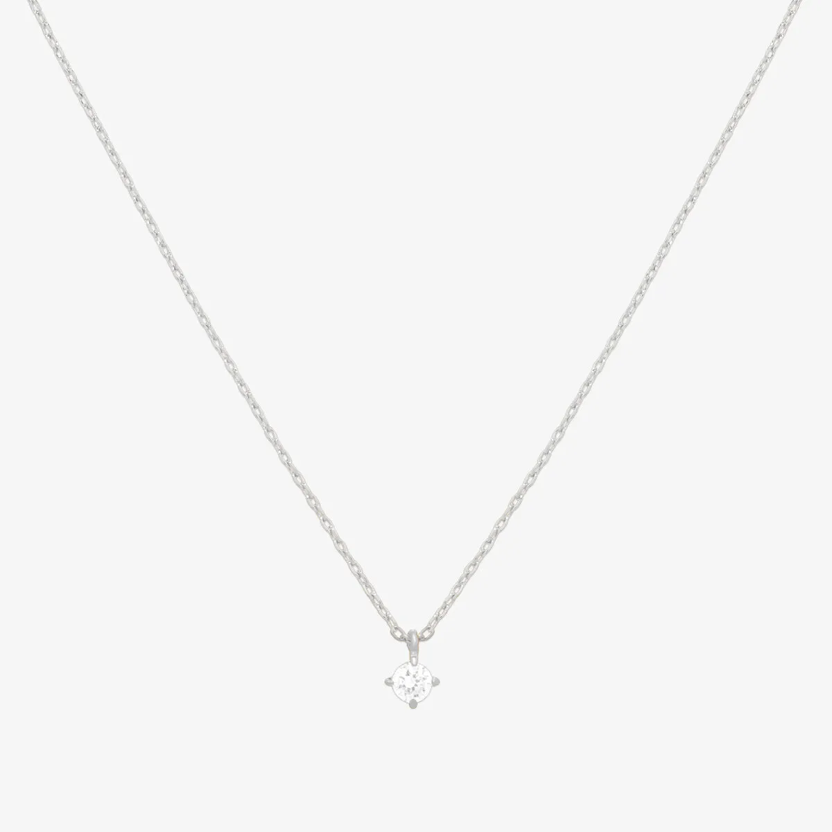 3mm cubic necklace sold by NABI LONDON product image thumbnail 2