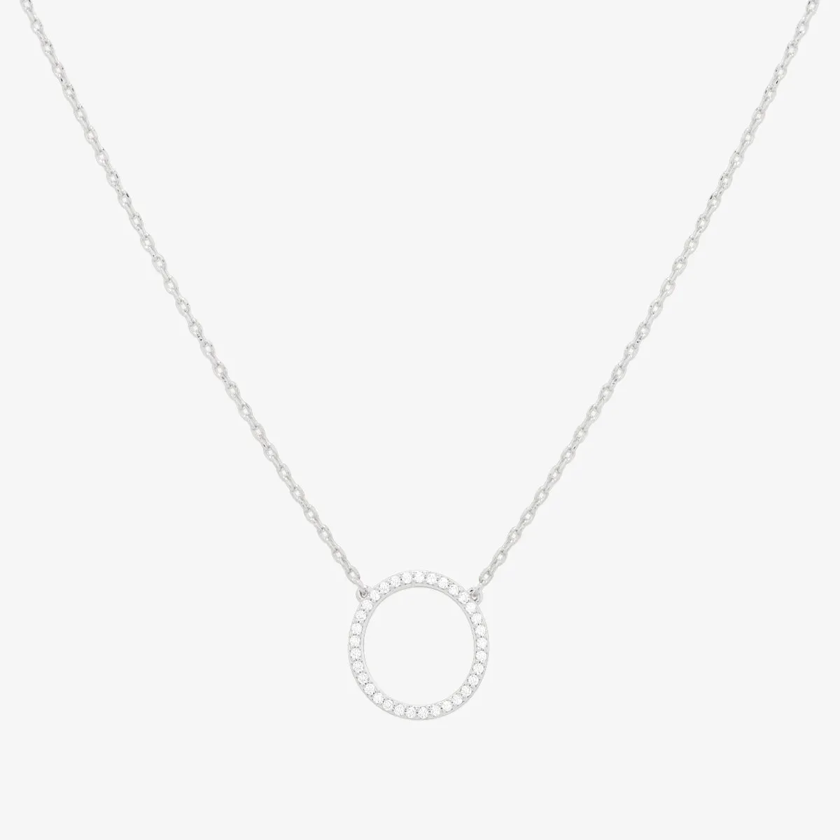 Cubic circle necklace sold by NABI LONDON product image thumbnail 3