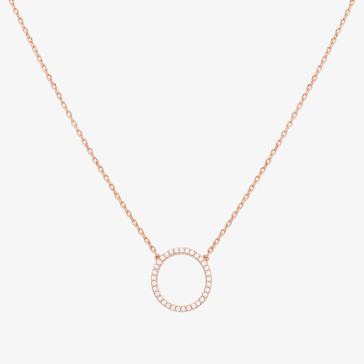 Cubic circle necklace sold by NABI LONDON product image thumbnail 4