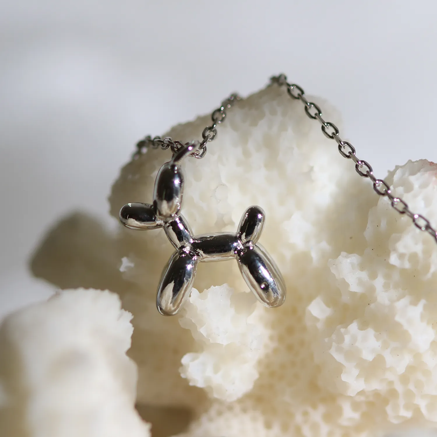 Balloon dog necklace sold by NABI LONDON product image thumbnail 5