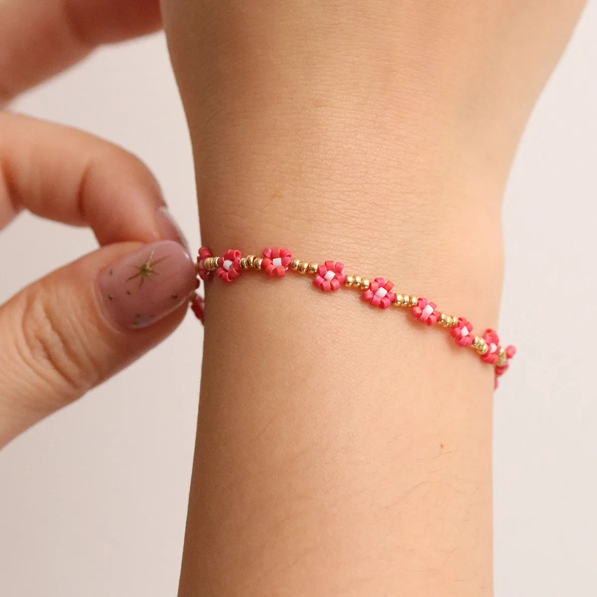 Flower Bracelet Handmade sold by NABI LONDON product image thumbnail 2