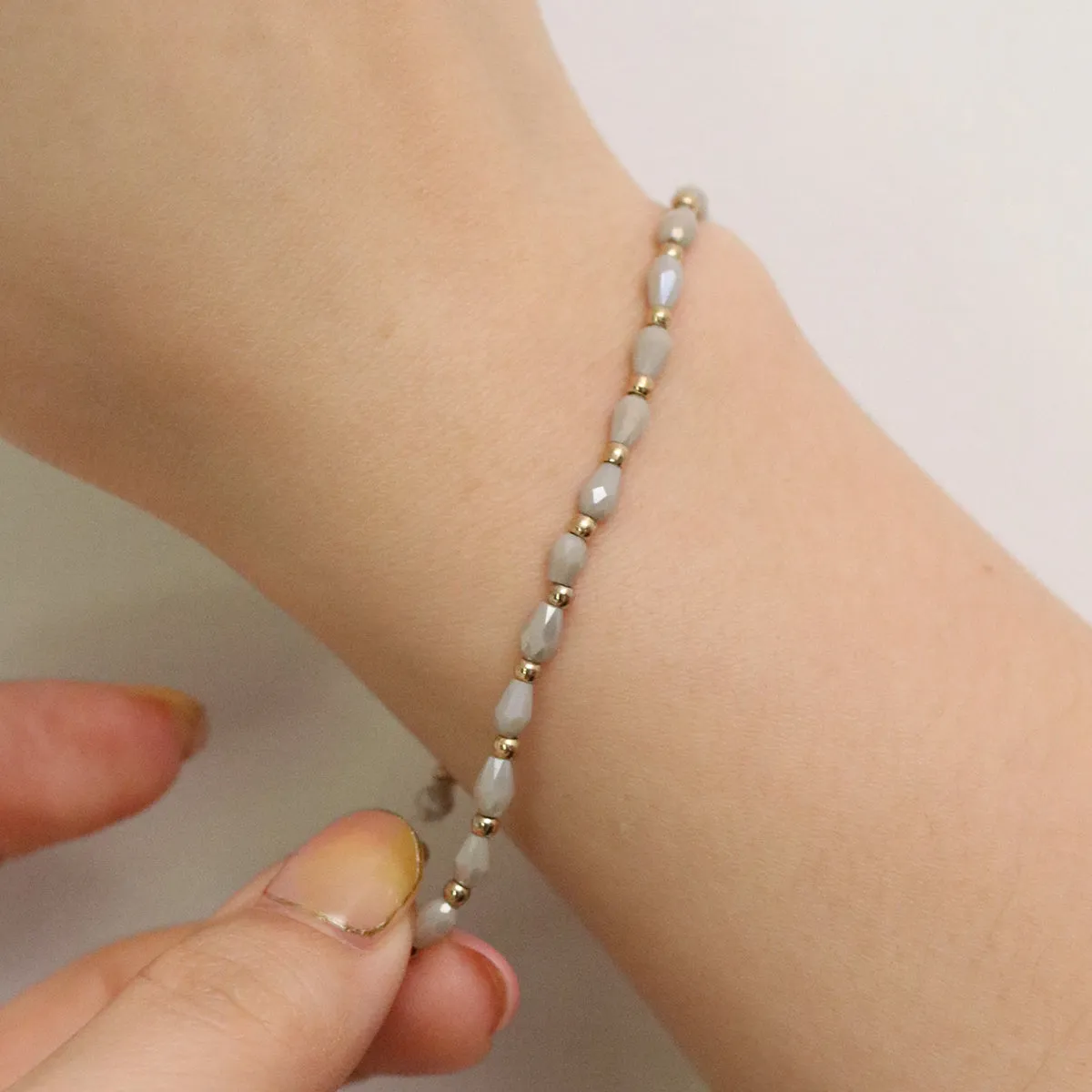 Stretchable bracelet sold by NABI LONDON product image thumbnail 3