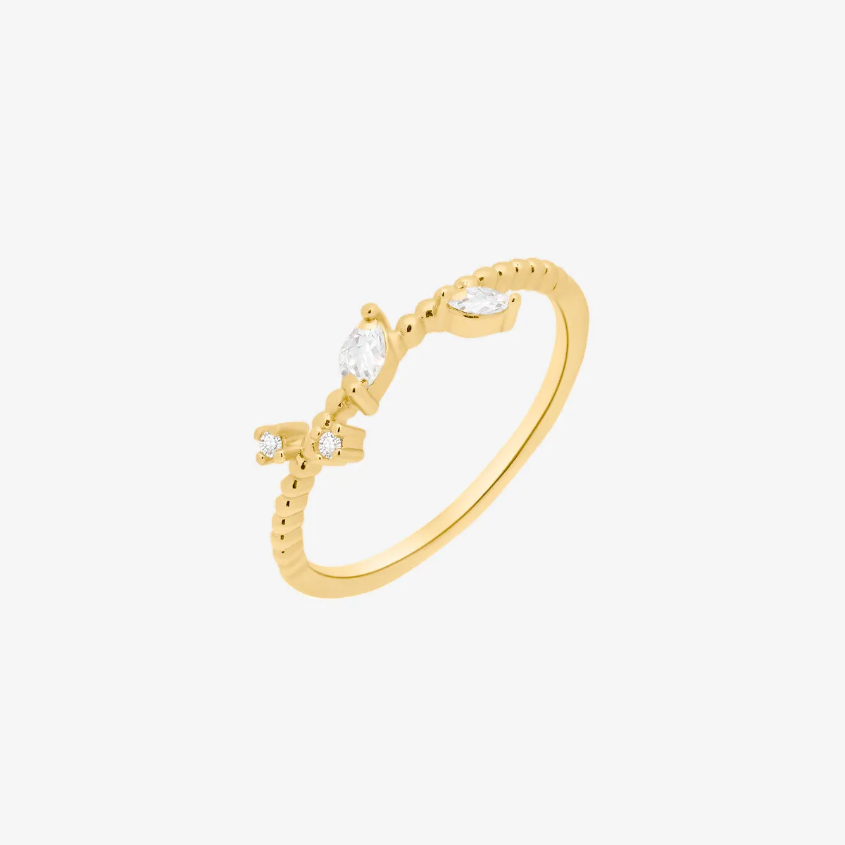 Simple Cubic branch ring sold by NABI LONDON