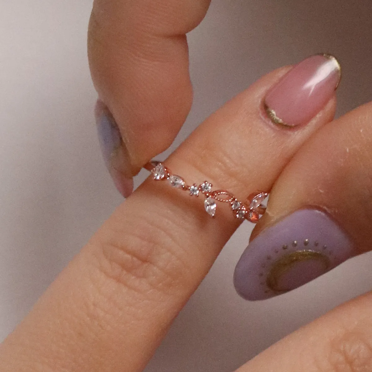 White Cubic branch ring sold by NABI LONDON product image thumbnail 5