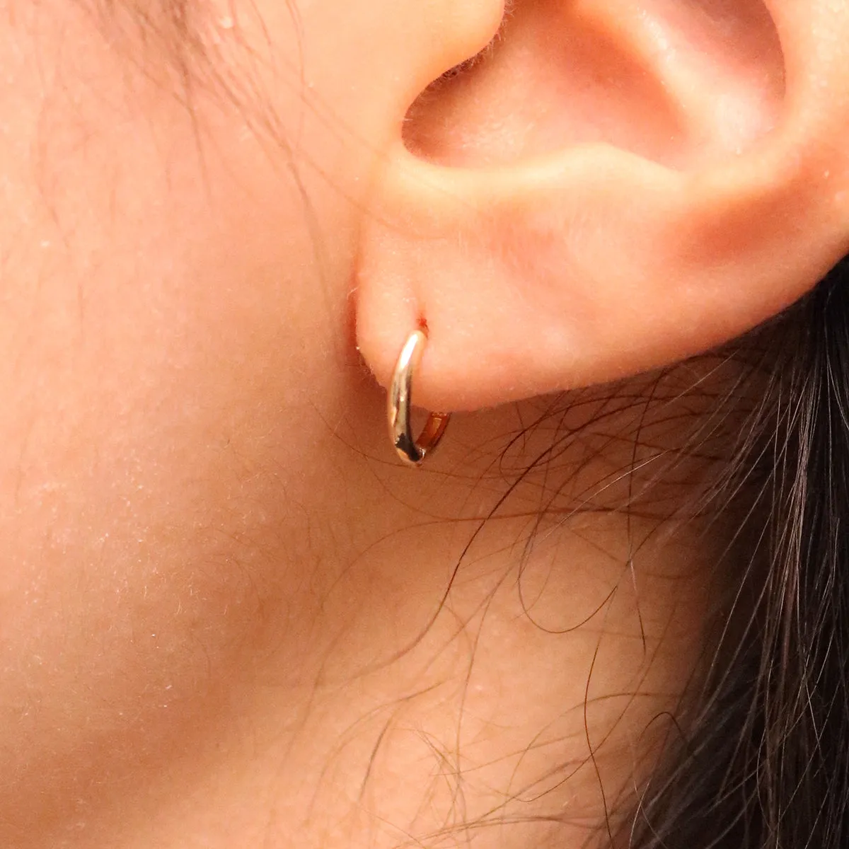 8mm huggie earring sold by NABI LONDON product image thumbnail 4