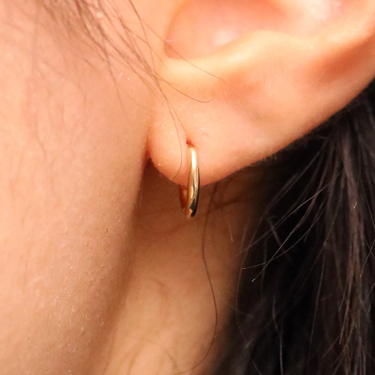 8mm huggie earring sold by NABI LONDON product image thumbnail 2