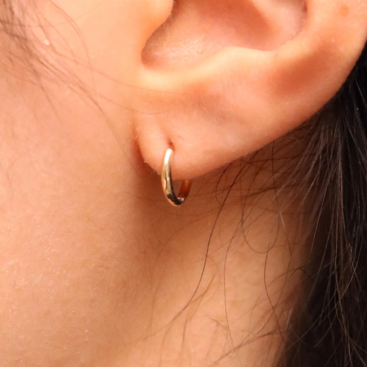 8mm huggie earring sold by NABI LONDON product image thumbnail 3