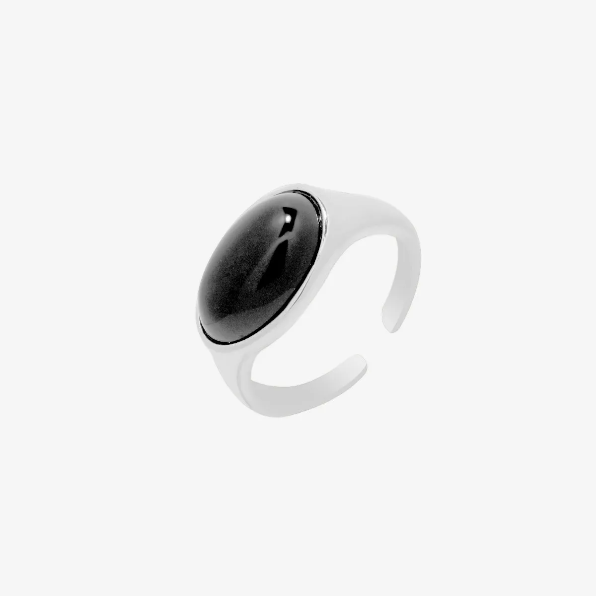 Black onyx ring sold by NABI LONDON