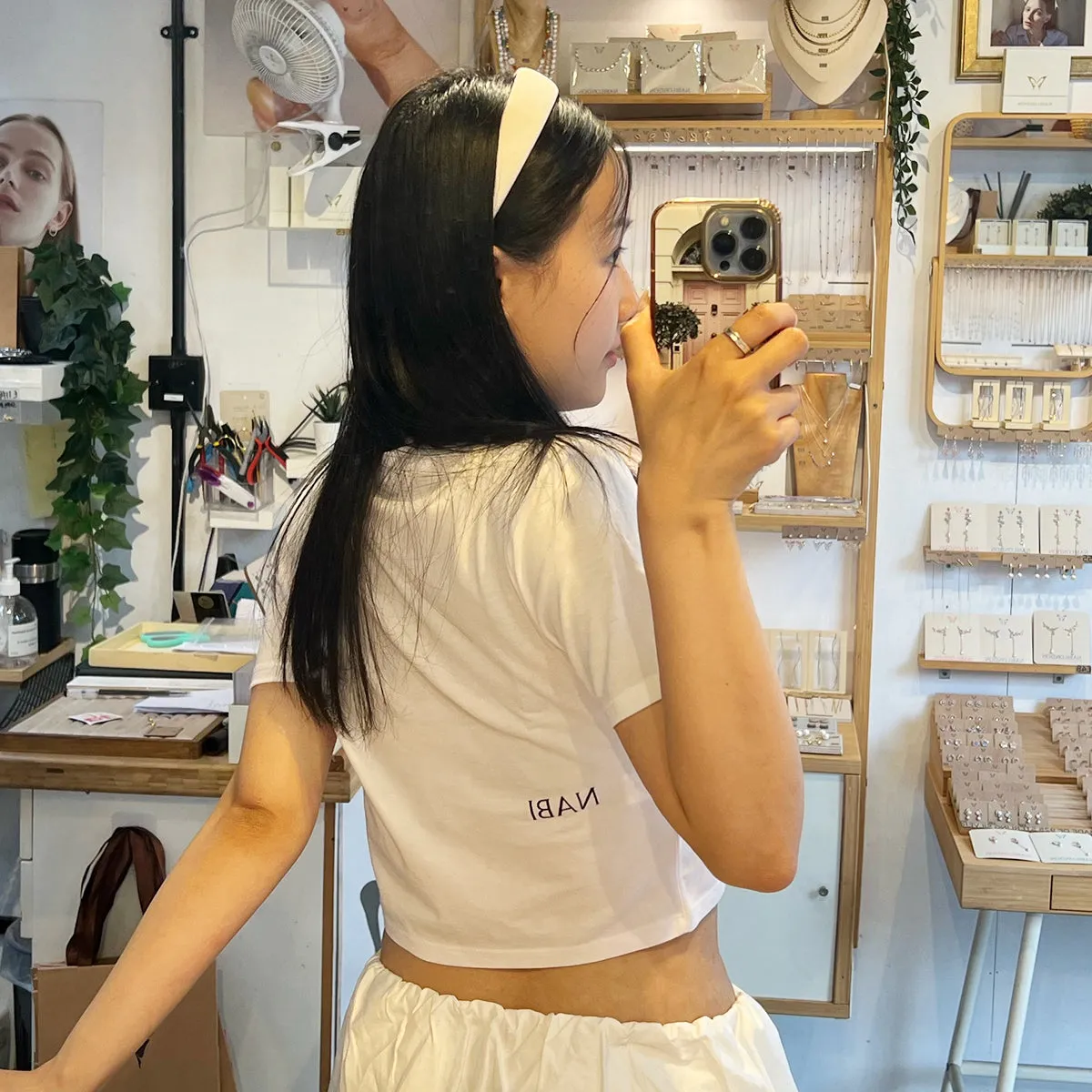 Womens Short sleeve t-shirt sold by NABI LONDON product image thumbnail 2