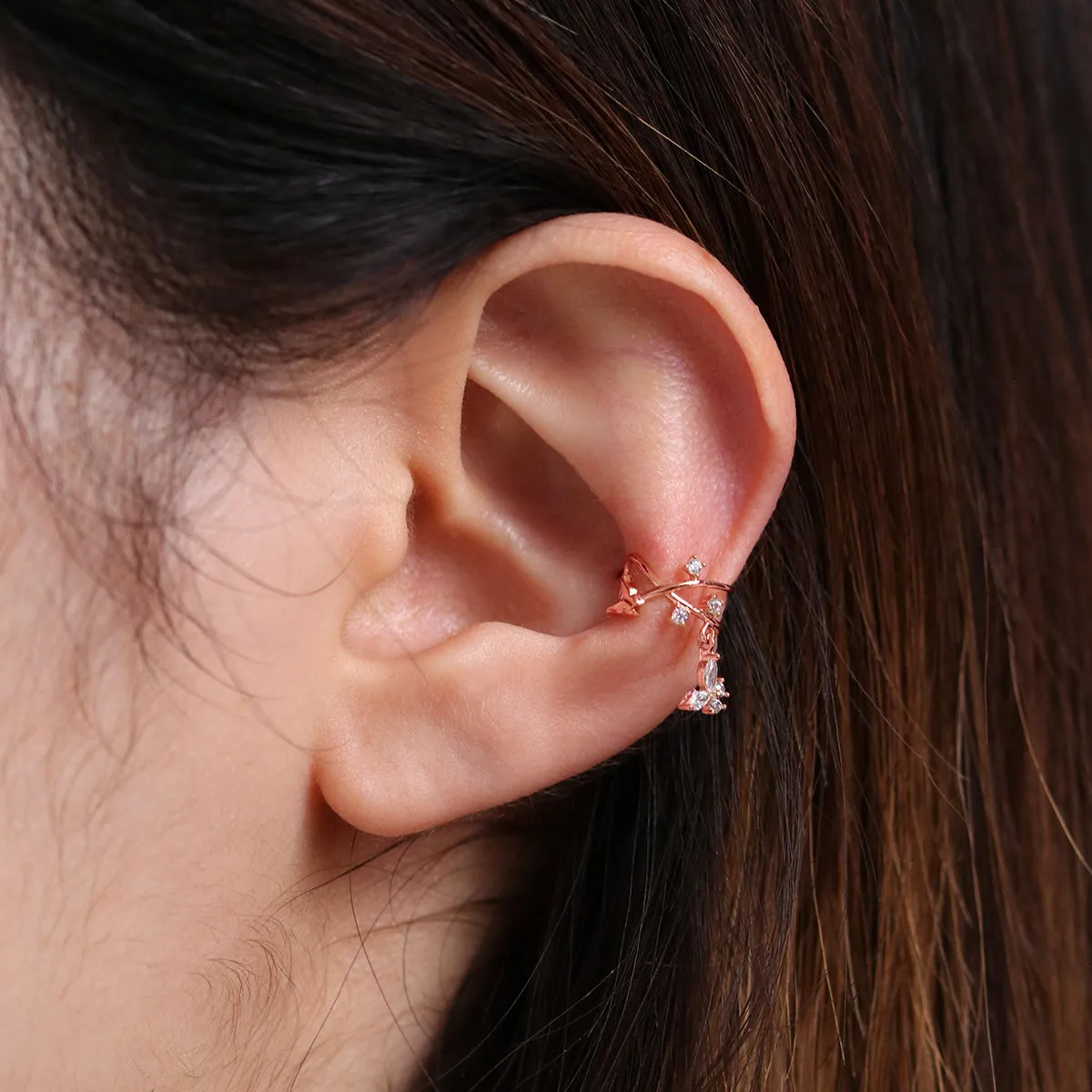 Vine With Butterfly Ear Cuff sold by NABI LONDON product image thumbnail 3