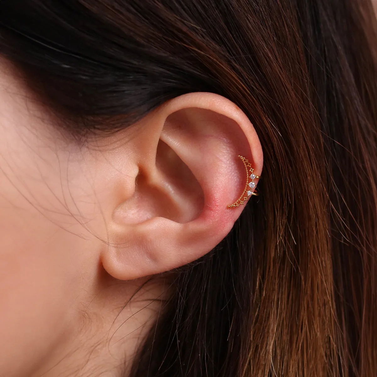Moon Ear Cuff sold by NABI LONDON product image thumbnail 2