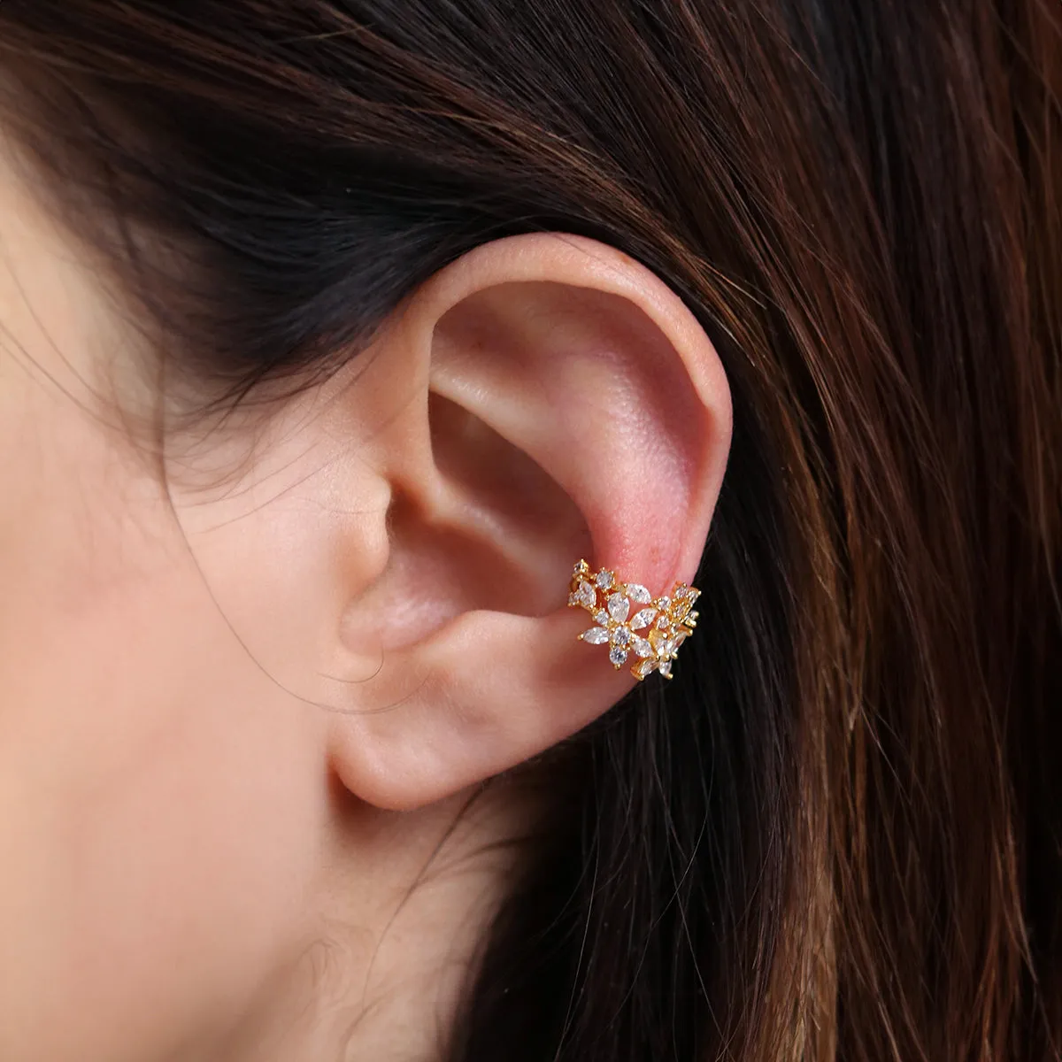 Flower Sparkle Cuff sold by NABI LONDON product image thumbnail 2