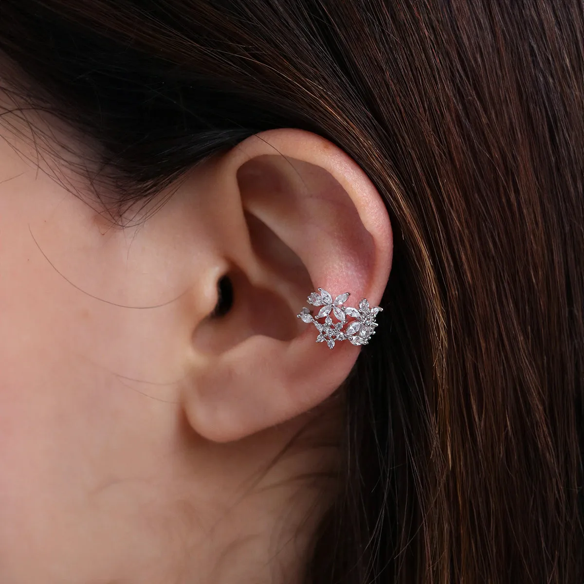 Flower Sparkle Cuff sold by NABI LONDON product image thumbnail 3