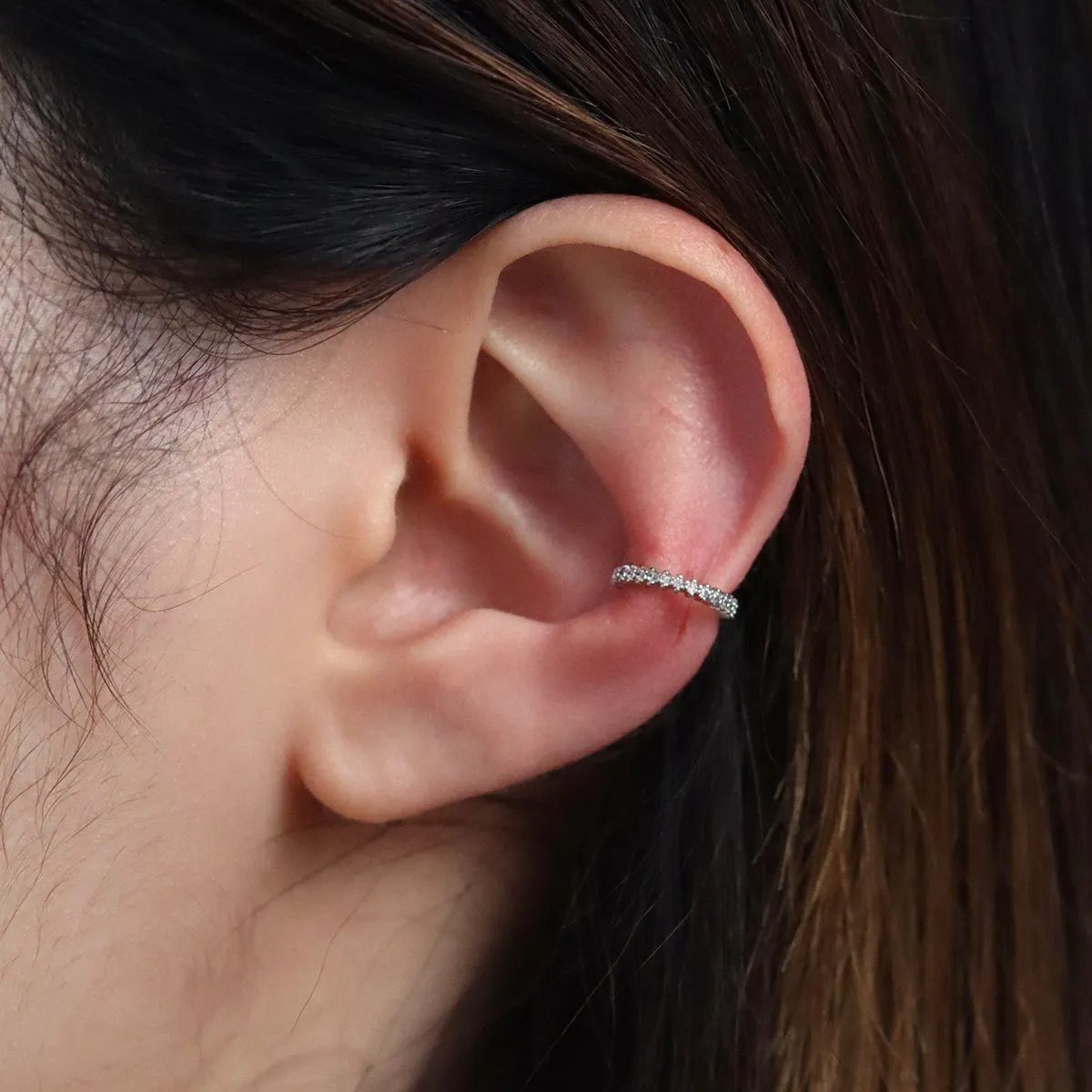 Simple Sparkle Ear Cuff sold by NABI LONDON product image thumbnail 3