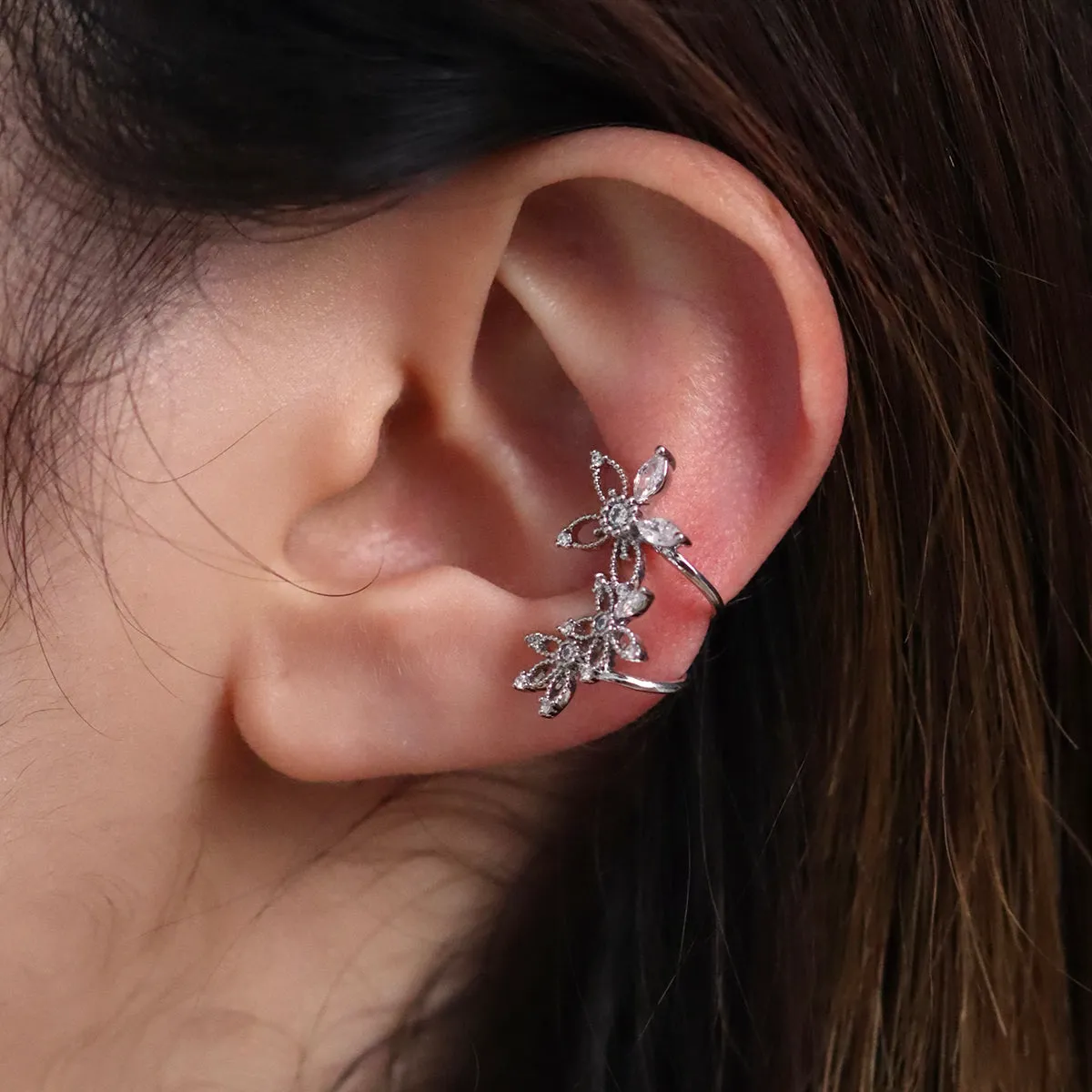 Flower Cubic Cluster Cuff sold by NABI LONDON product image thumbnail 3