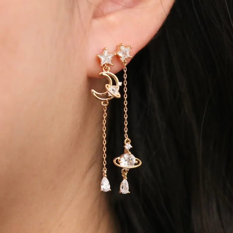 Luna and Stellar Earrings sold by NABI LONDON