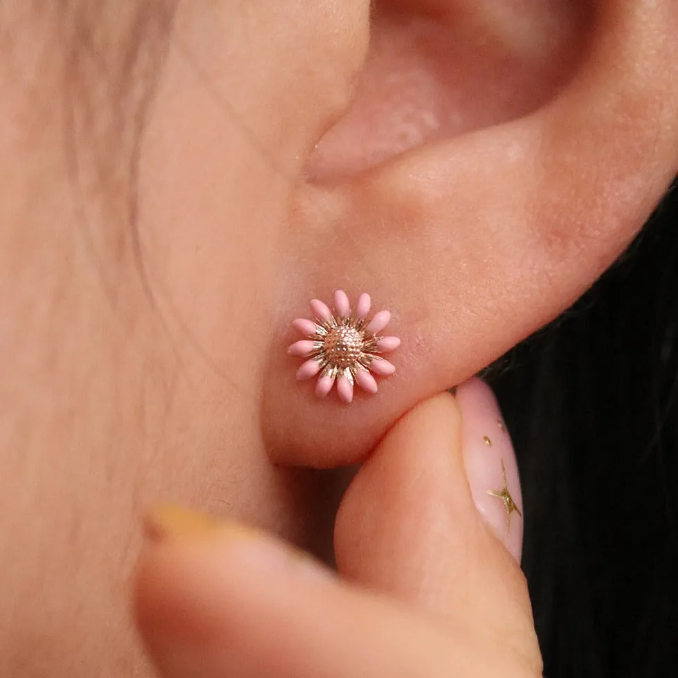 Coloured daisy earrings sold by NABI LONDON product image thumbnail 2