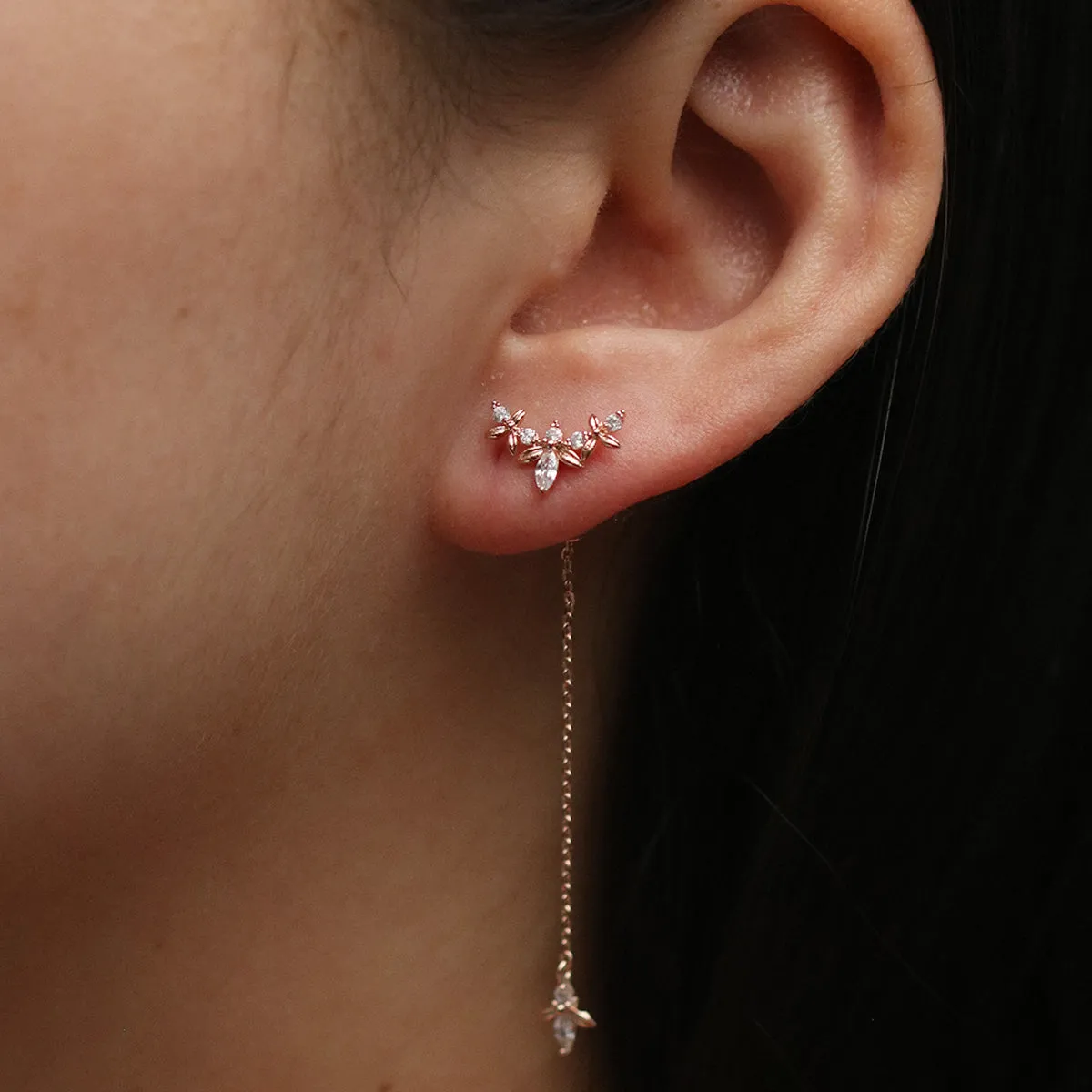 Wing drop earrings sold by NABI LONDON product image thumbnail 4