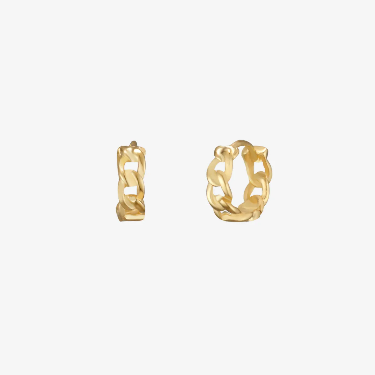 8mm Rope Huggie Earrings sold by NABI LONDON