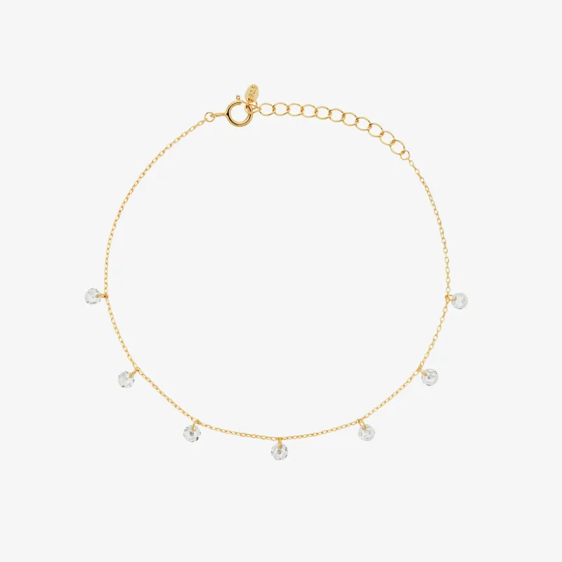 seven drops cubic bracelet sold by NABI LONDON