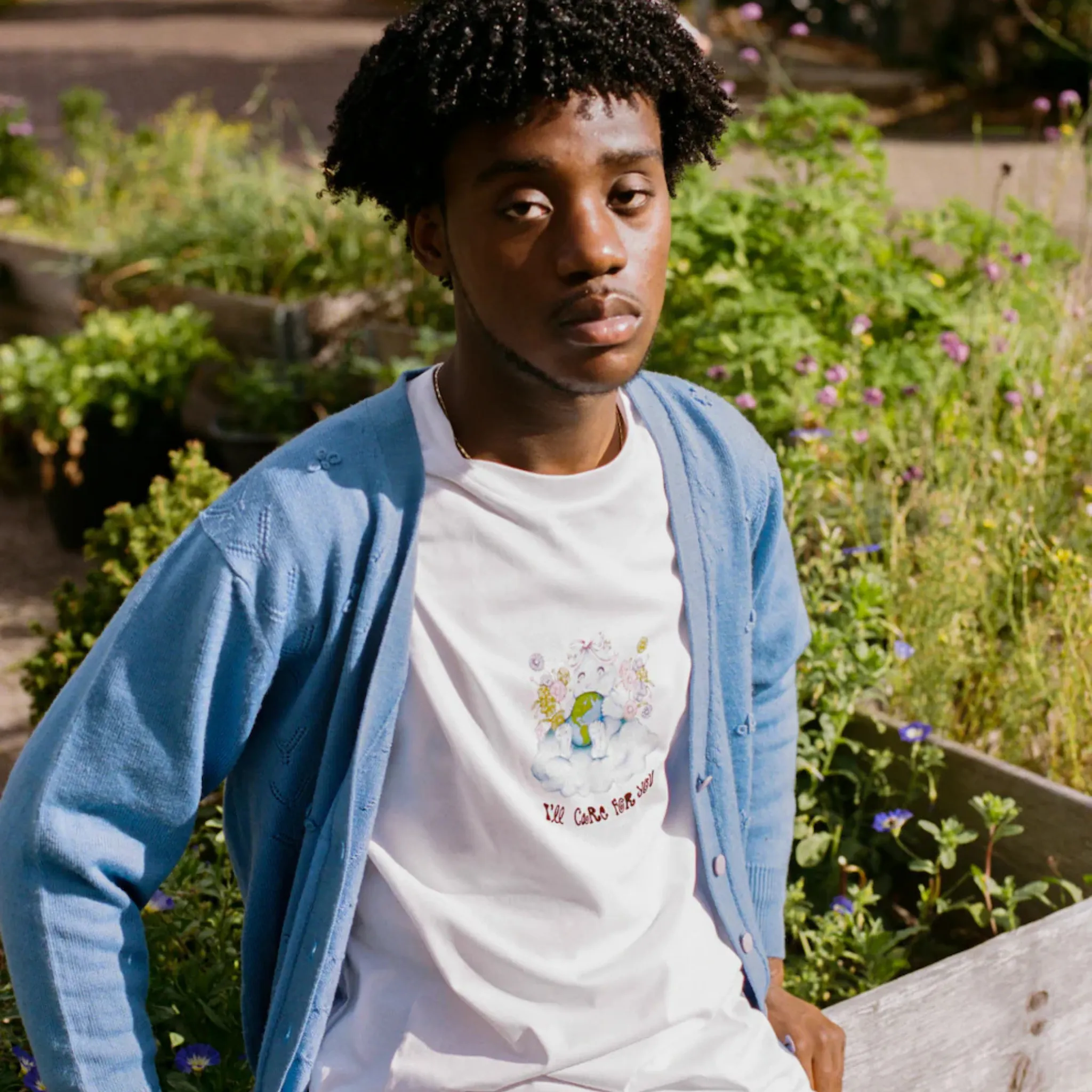 I'll Care for You Long Sleeve Tee sold by Sustain Sportswear product image thumbnail 4