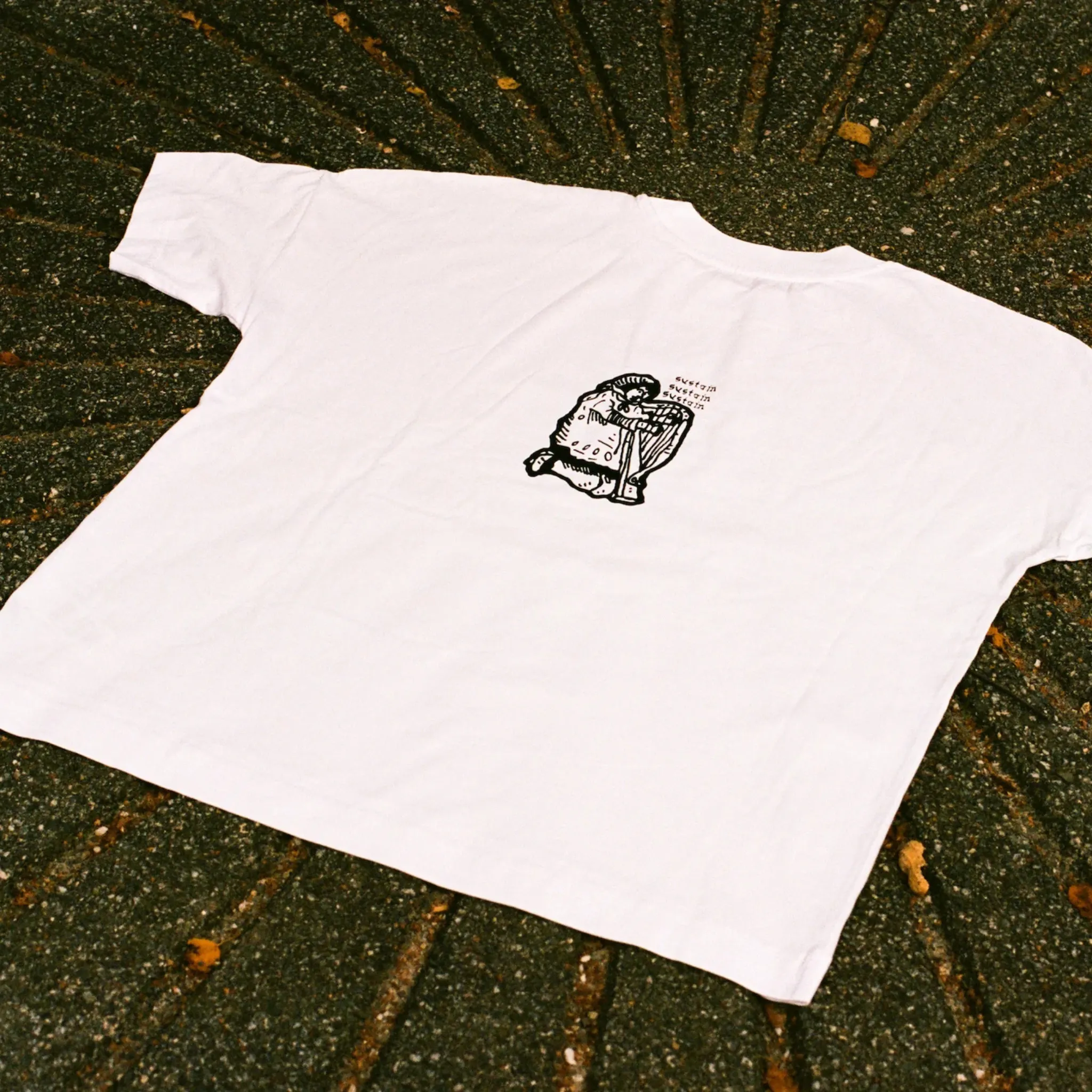 Folk Music Tee sold by Sustain Sportswear product image thumbnail 3