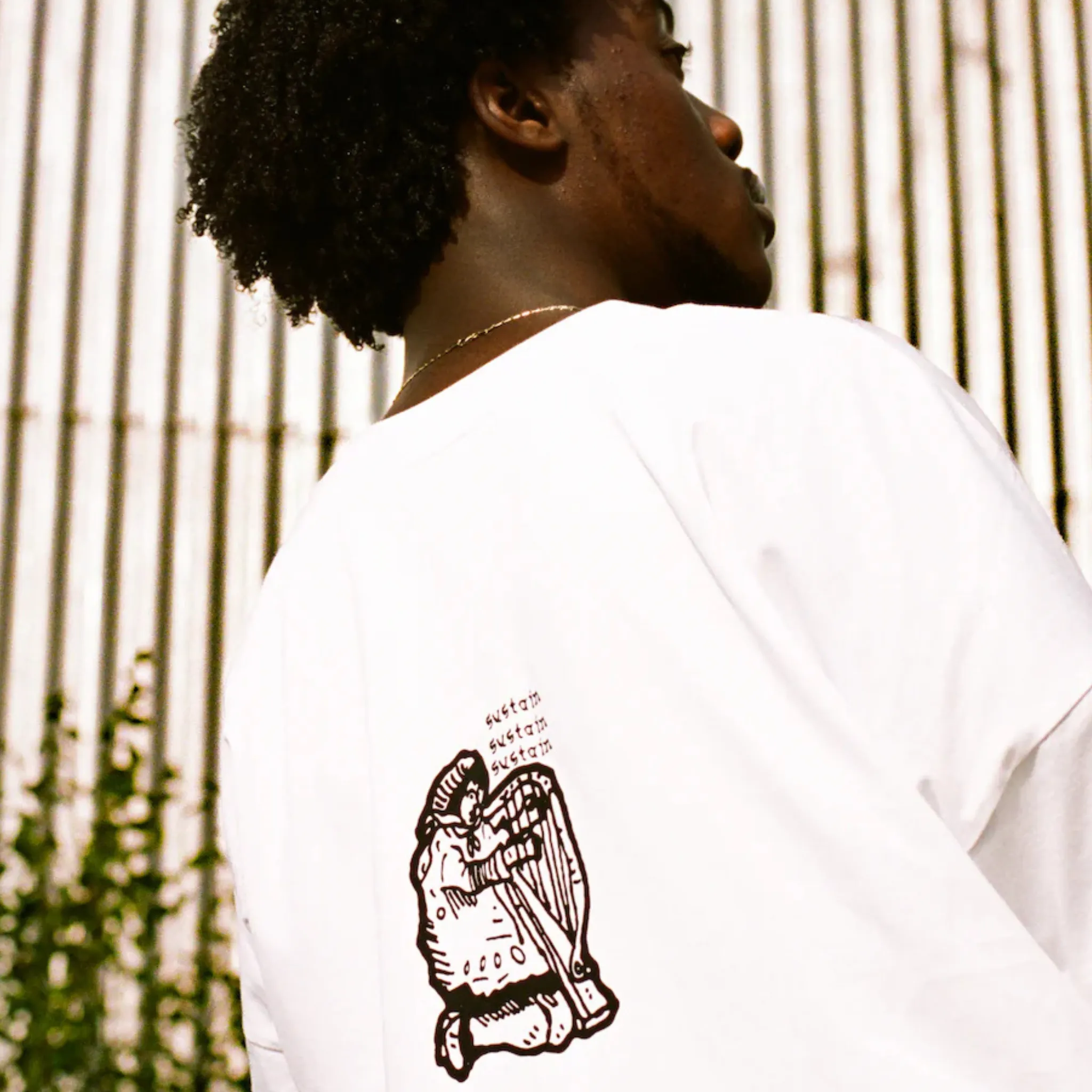 Folk Music Tee sold by Sustain Sportswear product image thumbnail 5