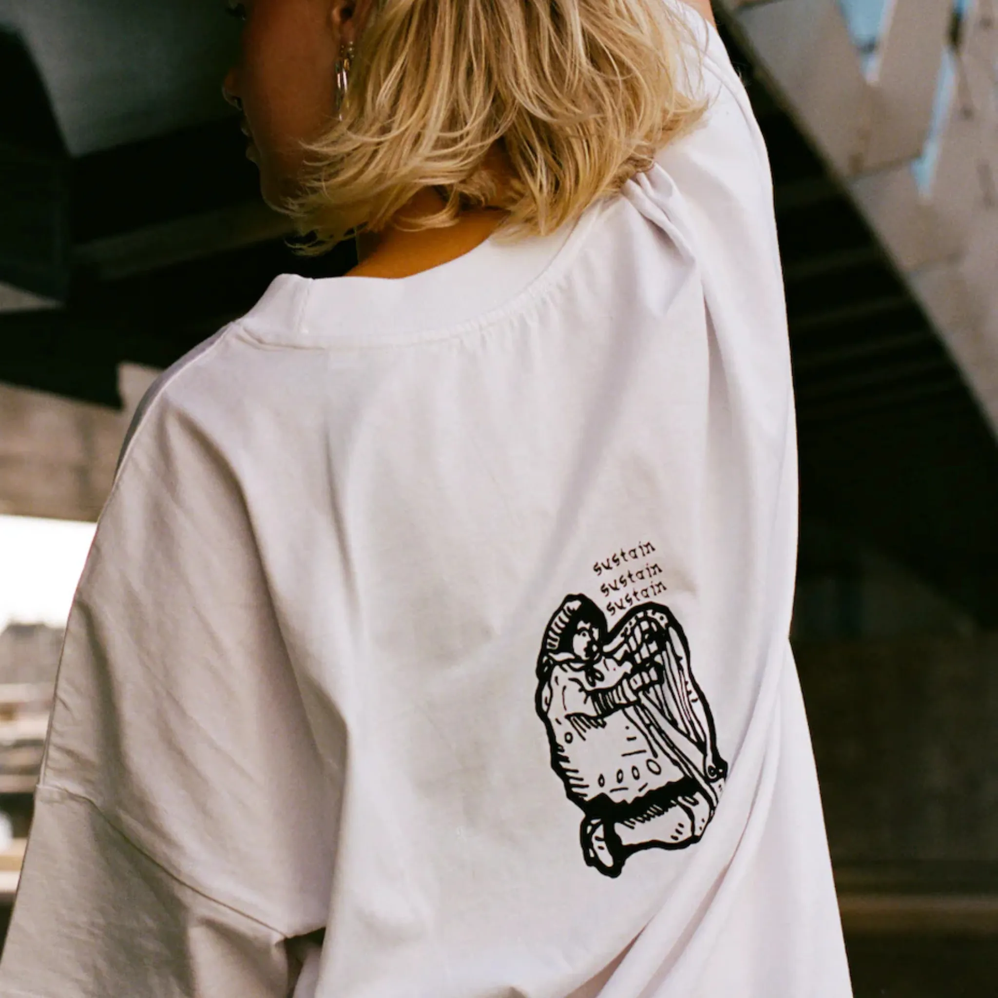 Folk Music Tee sold by Sustain Sportswear product image thumbnail 2