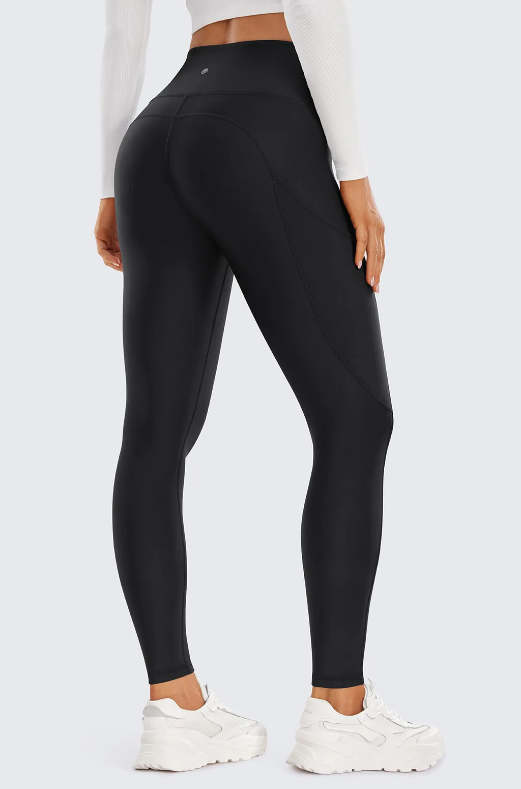 Fleece Lined Leggings with Pockets 28'' sold by Essenther product image thumbnail 5