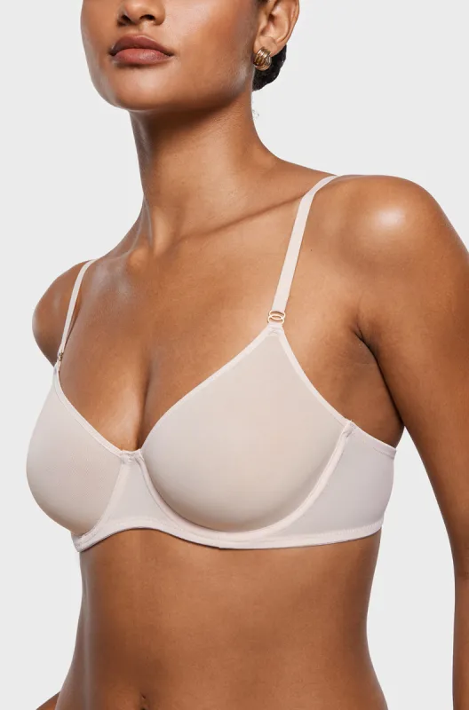 Sheer Mesh Demi Bra sold by Essenther