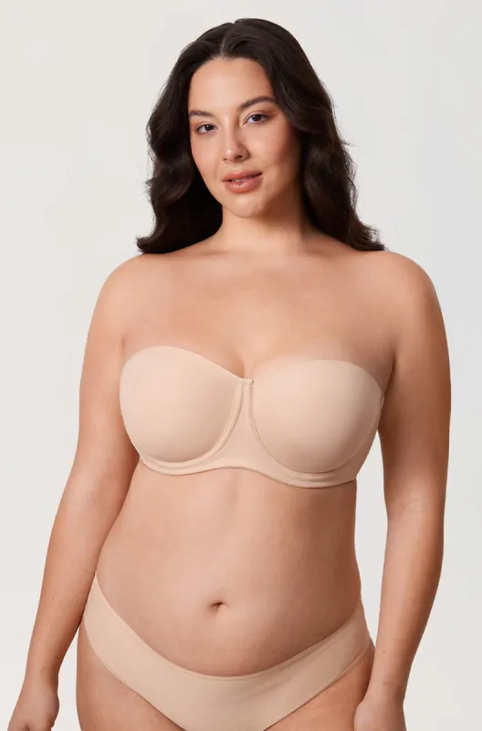 Supportive Unlined Strapless Bra sold by Essenther