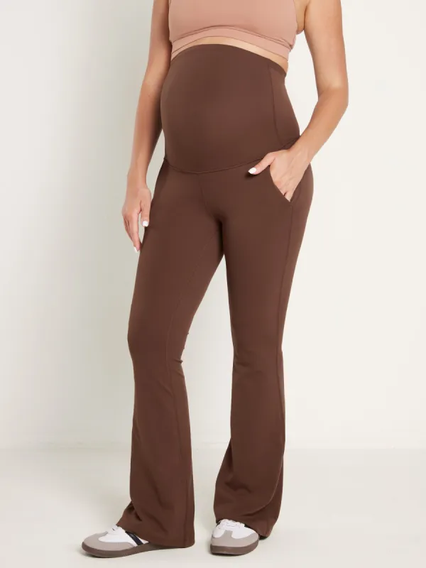 Maternity Flare Leggings with Pockets 31" sold by Essenther