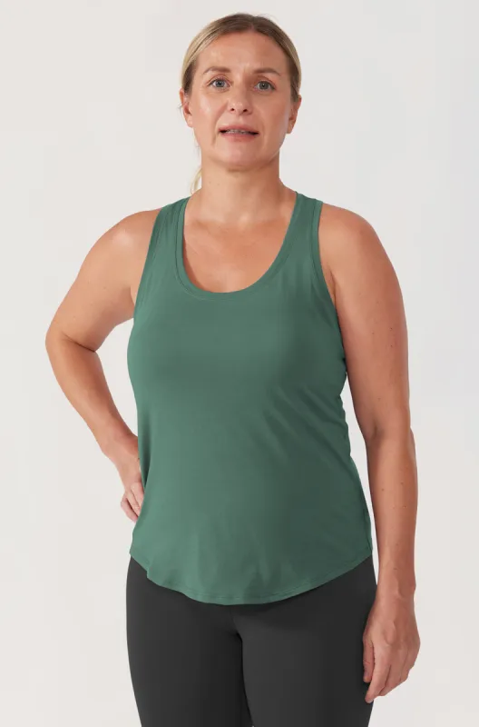 Pima Cotton Racerback Tank Top sold by Essenther