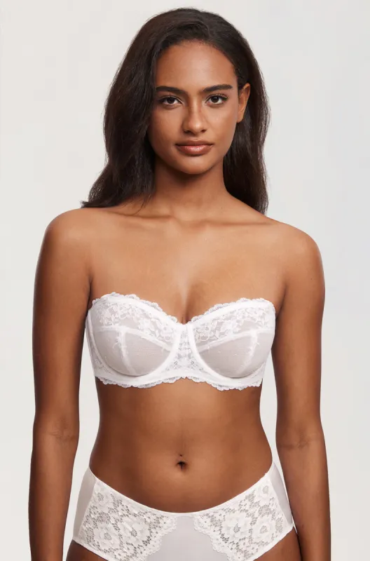 Romantic Lace Strapless Bra sold by Essenther